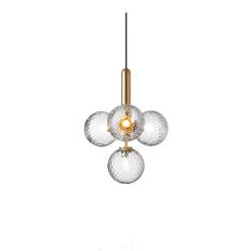 Nuura - Miira 4, Brass/Optic Clear, Exkl. Illumin. 4xG9 (344-07) 2.3W LED 2700K 180lm - Takkronor - Sofie Refer - Guld