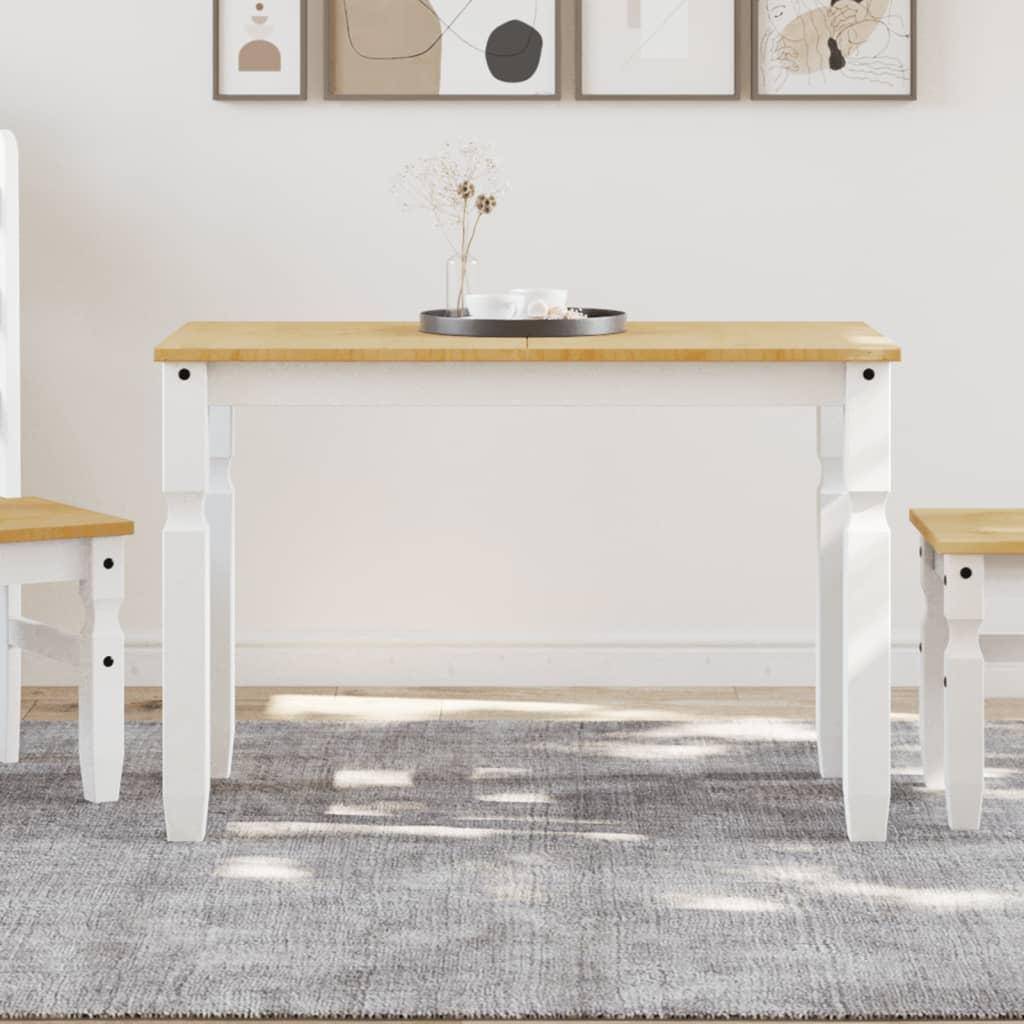 Spisebord Corona 112 x 60 x 75 cm - hvid