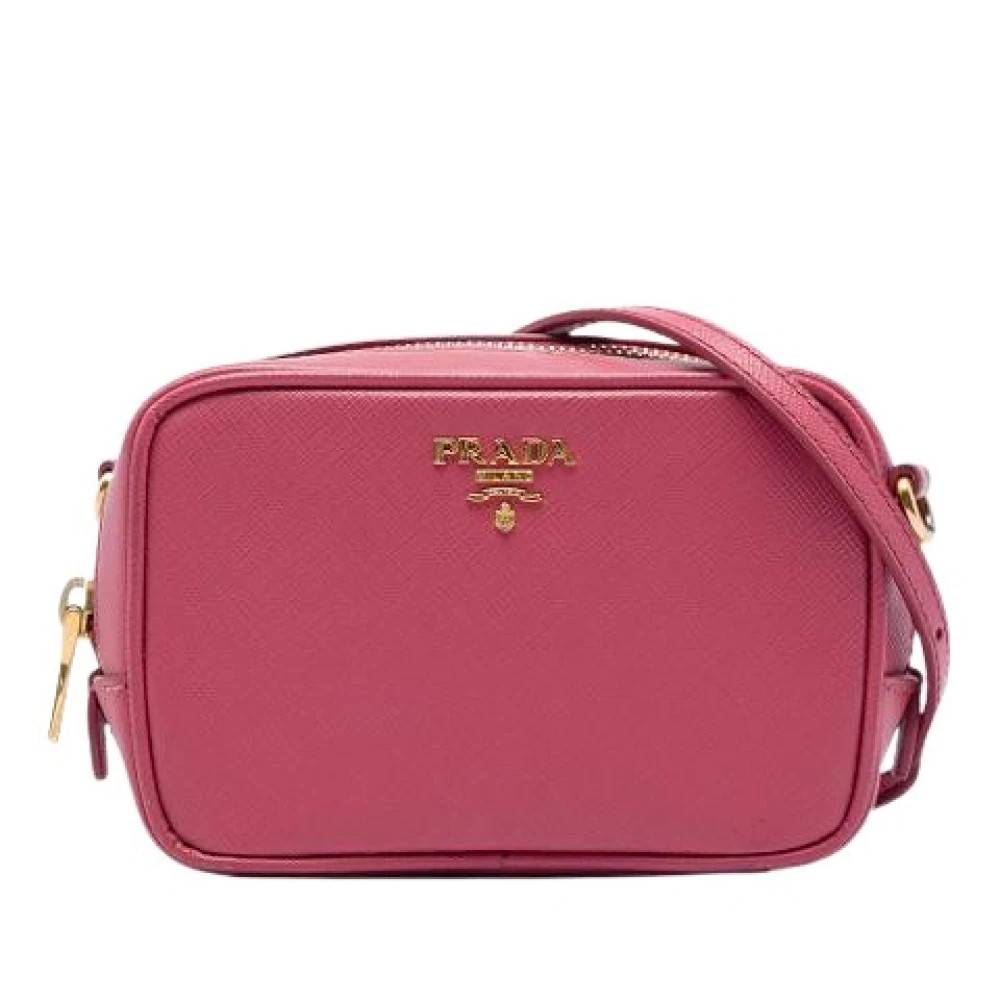 Prada Vintage Pre-owned Laeder prada-tasker - Vintage - Dame - Lyserød - ONE SIZE -