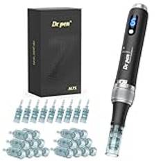 Dr. pen Ultima M7S Microneedling Pen 2025 UPGRADE - Trådlös Micro-Needling Pen Elektrisk Derma Pen för ansikte, kropp och hudvård, Microneedling Pen - med 27 patroner(Svart)