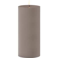 Uyuni Outdoor LED Pillar Candle, Sandstone, 8,4x20 cm Sand - Led Stearinlys hos Magasin - NO_SIZE