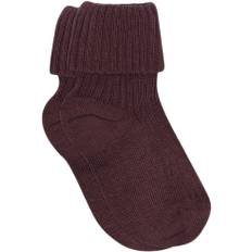 mpKids Cotton rib Baby Socks - Från Magasin - Grape Skin (22/24)