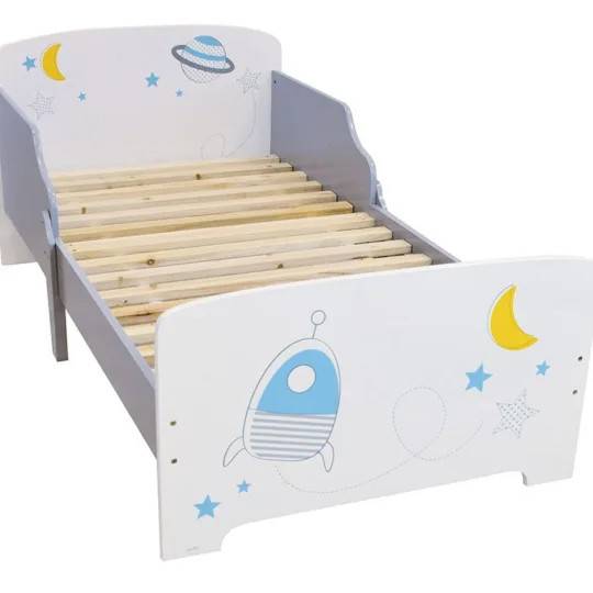 Astronaut Juniorsäng Utan Madrass Astronaut Barnmöbler 713037 bädd design trä rymd