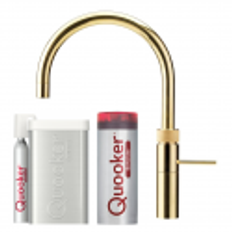 Quooker Fusion round Messing 5i1, inkl. Pro3 beholder & Cube køler