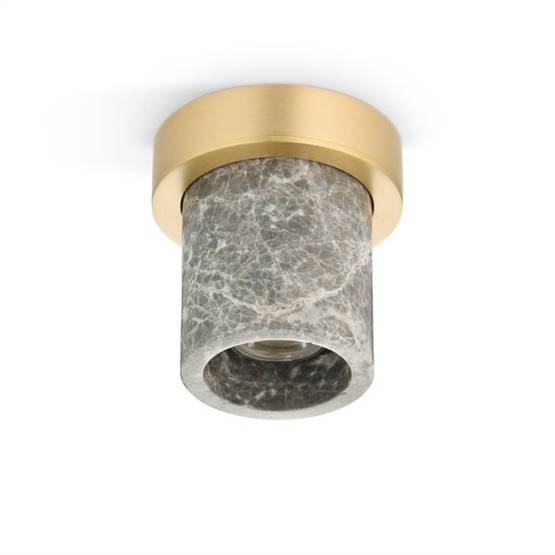 Miss Marble spot, grey/messing