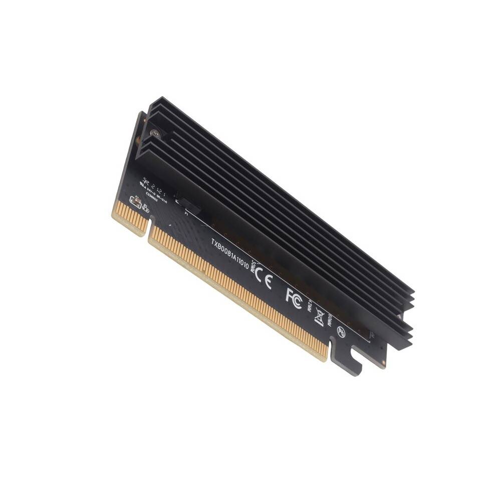 3X M.2 Nvme Ssd Adapter M2 to Pcie 3.0 X16 Controller Card M Key Interface Support Pci Express 3.0 X4 2230-2280 Size