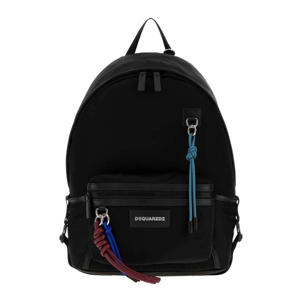 Dsquared2 Basic Rygsæk - Tasker - Herre - Sort - ONE SIZE - Uld