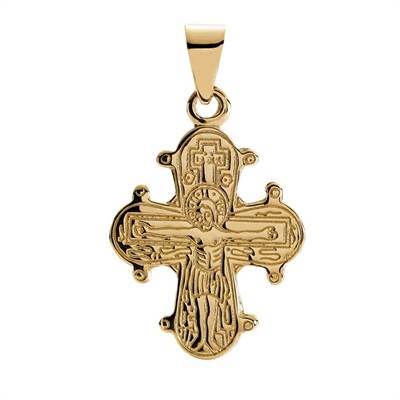 Lille Dagmarkors i 14 kt. Guld - 13 x 16 mm
