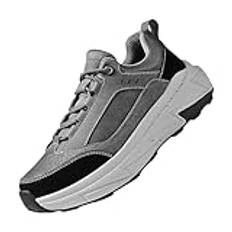 Generiskt herr- och vintermode mäns sneakers vandrande sneakers promenadherrskor herr affärsskor 47, GRÅ, 41 EU