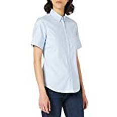 GANT Dam stretch Oxford solid S skjorta blus, ljusblå, 36 SE