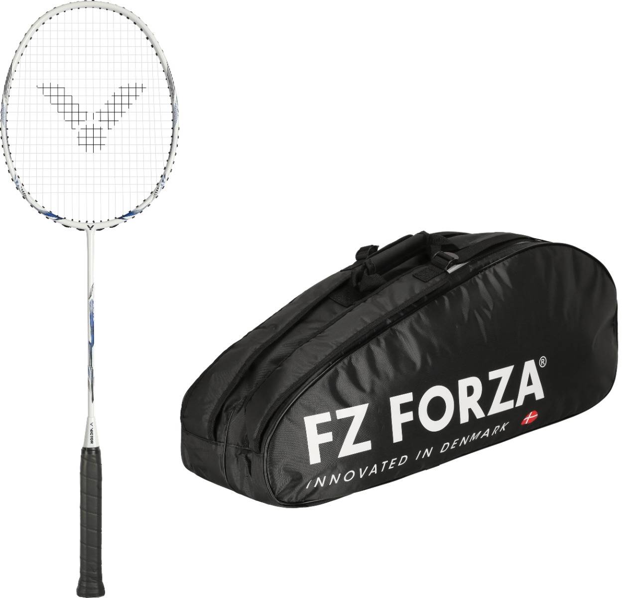 Badminton pakketilbud – Victor Auraspeed 3210 + FZ Game badmintontaske.