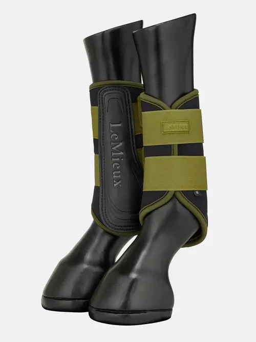 LeMieux AW26 Air-Tek Grafter Brushing Boots Gooseberry - S
