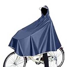 Vattentät cykel regnponcho, cykel kompakt regnkap, Hooded cykel regn poncho, för cyklar, mountainbikes, elektriska cyklar