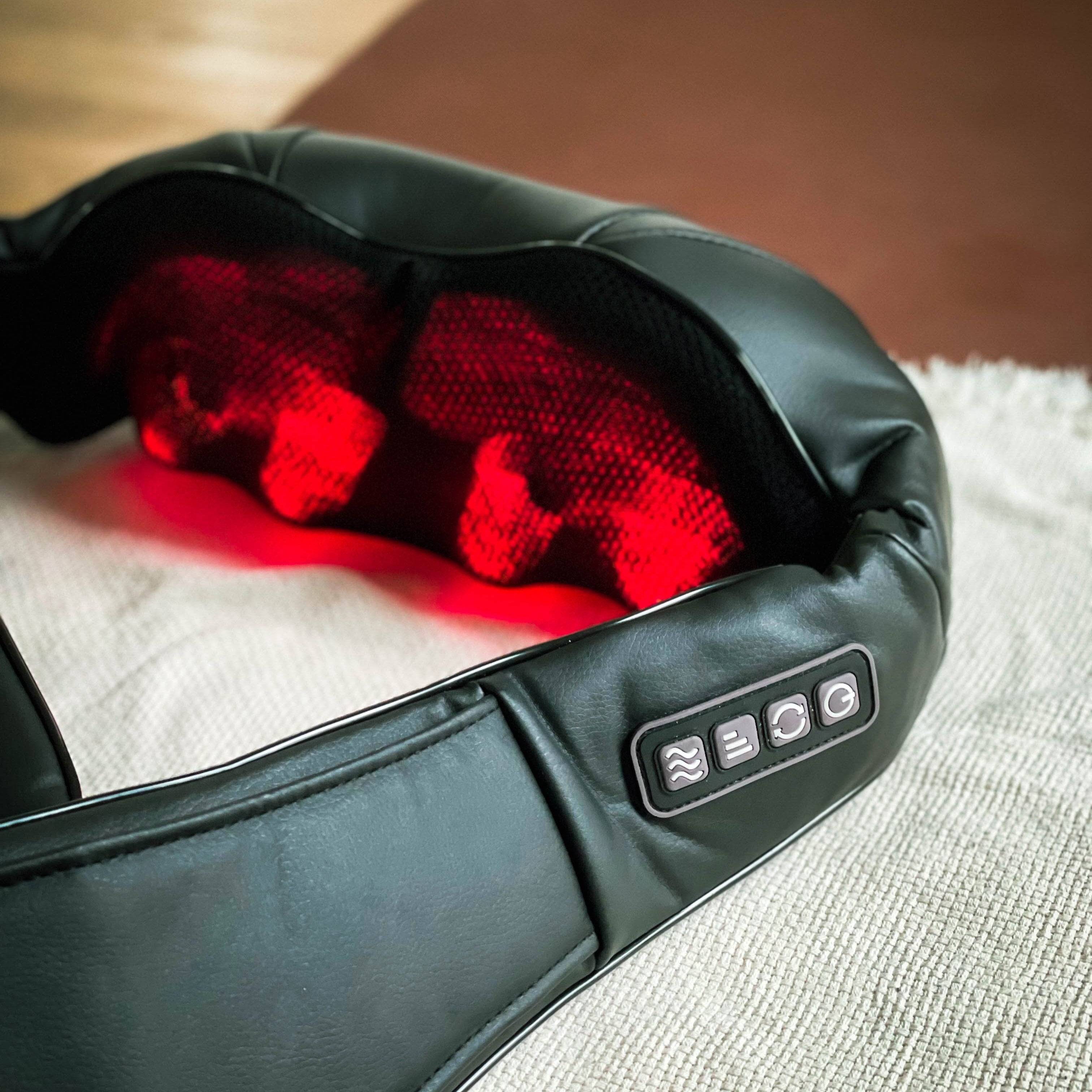 Nordic-wellness luksus massagekrave til nakke, skuldre og lænd med varme - 2 stk.