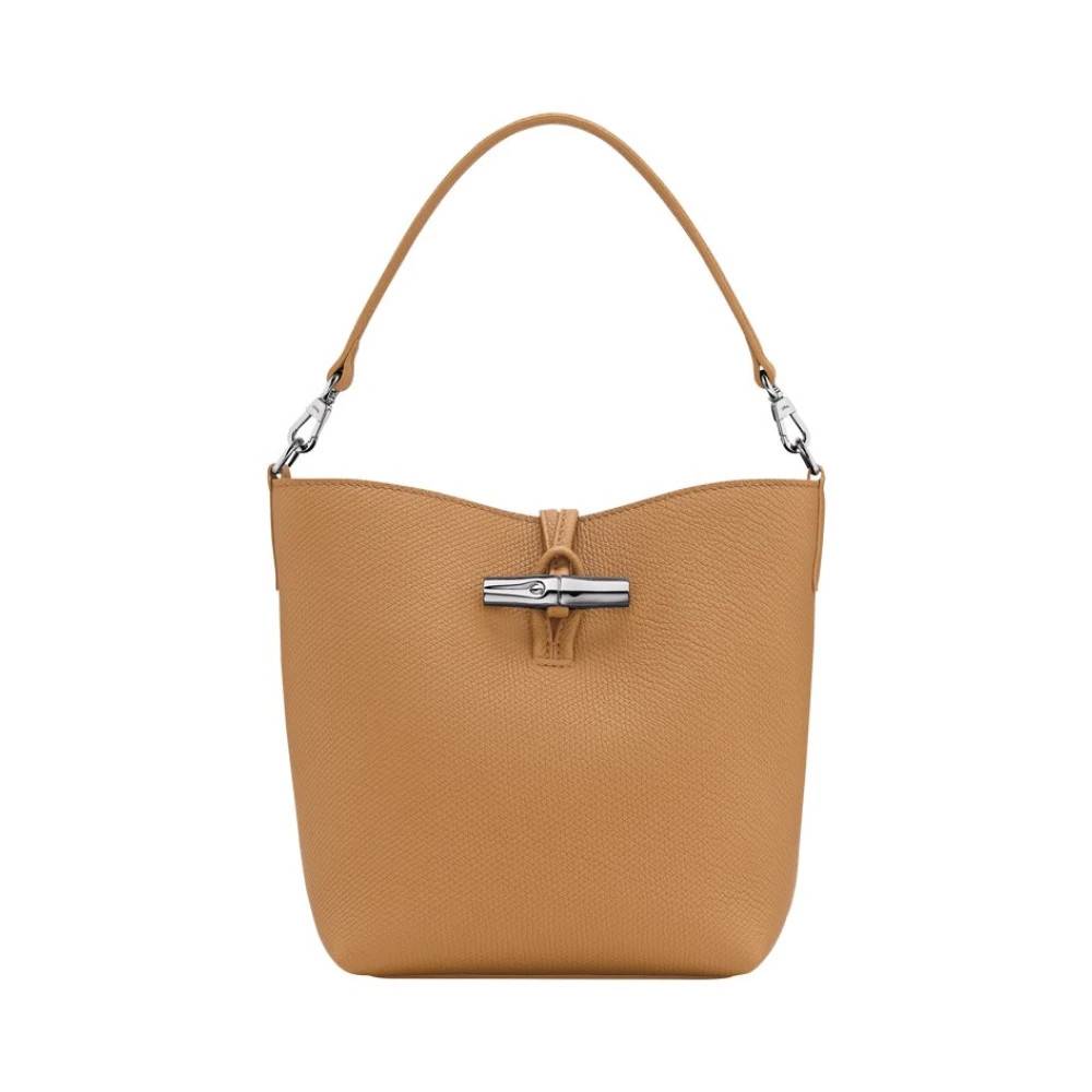 Longchamp Fleksibel og holdbar læder skuldertaske - Tasker - Dame - Brun - ONE SIZE - Uld
