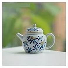 tekannor Handmålad Osmanthus keramisk tekanna Creative Tracing Platinum Sketch Pot Te Making Single Pot kinesisk tekanna