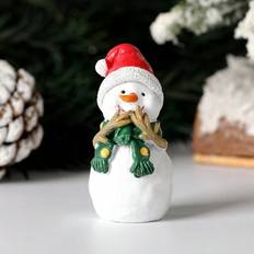 1 st harts julsnögubbe, jultomte, släde heminredningsprydnad, bästa julklapp - Multifärgad (Multi-size)
