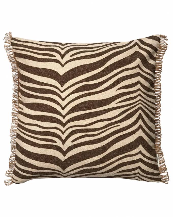 Classic Collection Kudde Zebra Brun 50x50 cm