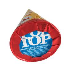 Isvaffel med Flødebolle
