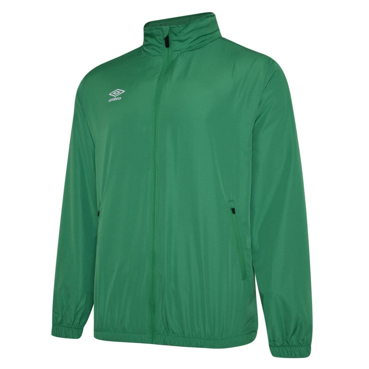 Umbro Club Essential Light Rain Jacket Junior - Tw Emerald