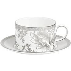 Silver Tonquin Teacup Saucer 175ml