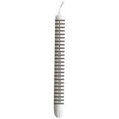 Kalenderljus Grey Stripes H24cm