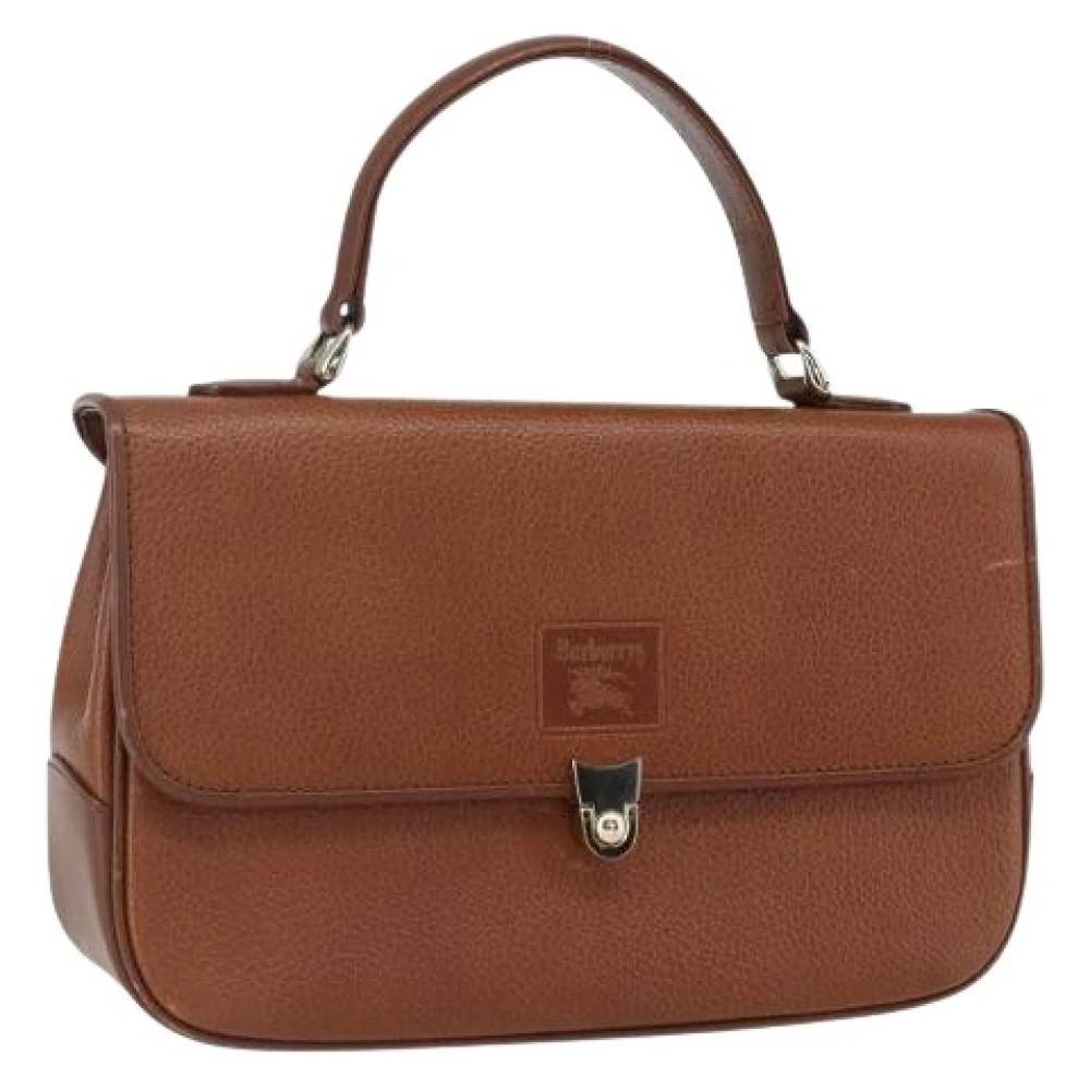 Burberry Vintage Pre-owned Vintage Håndtaske - Vintage - Dame - Brun - ONE SIZE - Uld