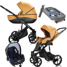 Barnvagnspaket Bacio 4i1 inkl. Cosmo 2.0 babyskydd + Dock2 isofix bas