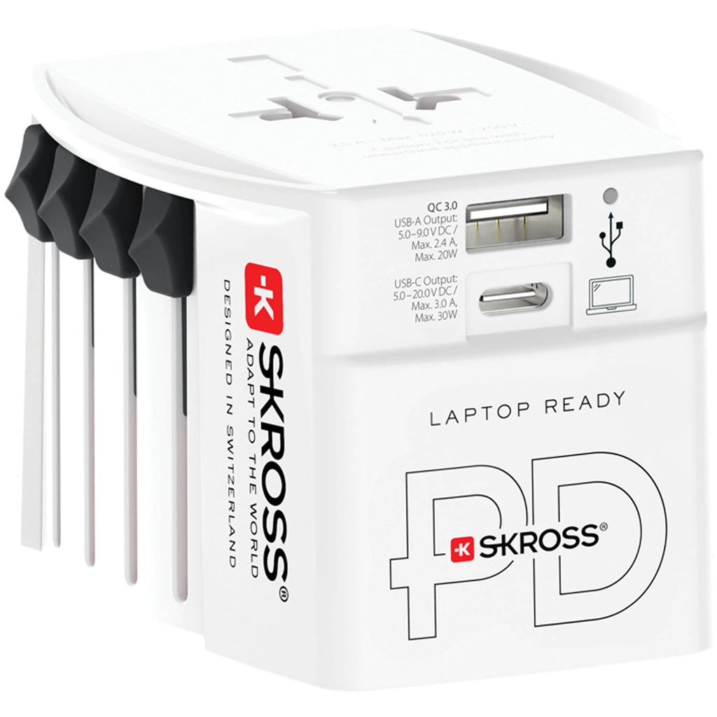 SKROSS World Adapter MUV USB AC PD 30W
