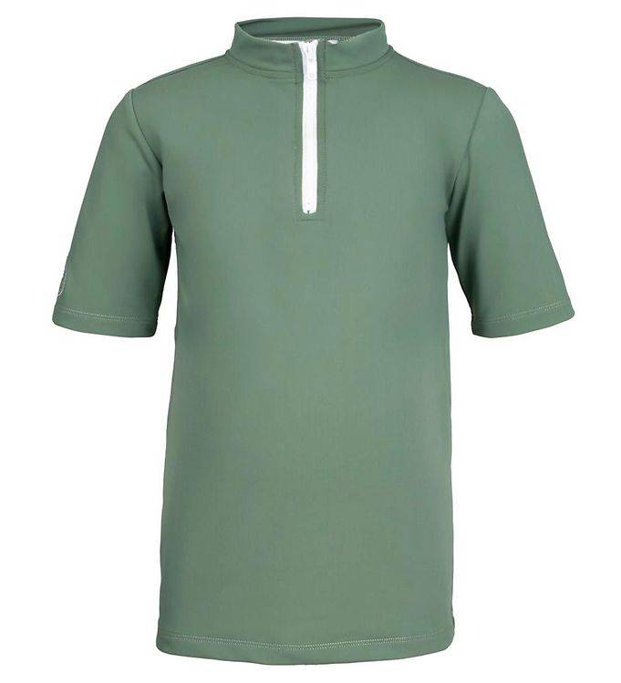 Petit Crabe Badebluse - Max - Army - Petit Crabe - 2-3 år (92-98) - Badetøj