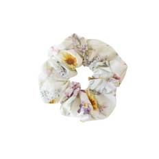 Molly scrunchie hårelastik - hvid