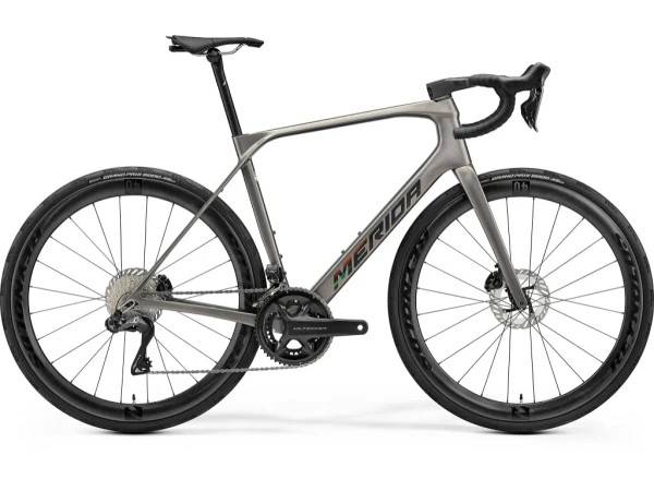 Merida Scultura Endurance 9000 racercykel carbon warm slate grey/holo black - Cykelstørrelse Medium