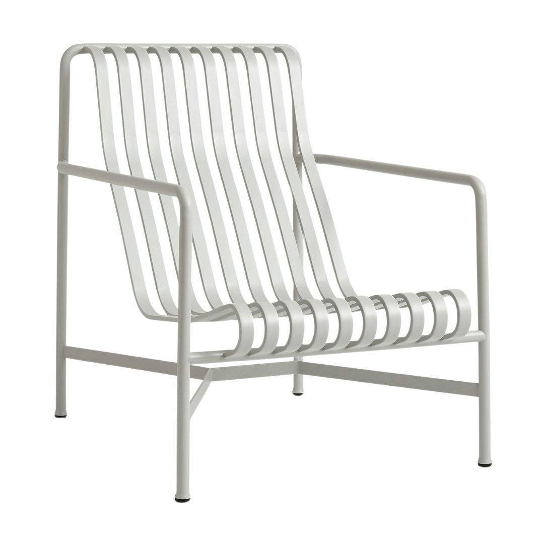 HAY Palissade Lounge Chair High Havestol Sky Grey