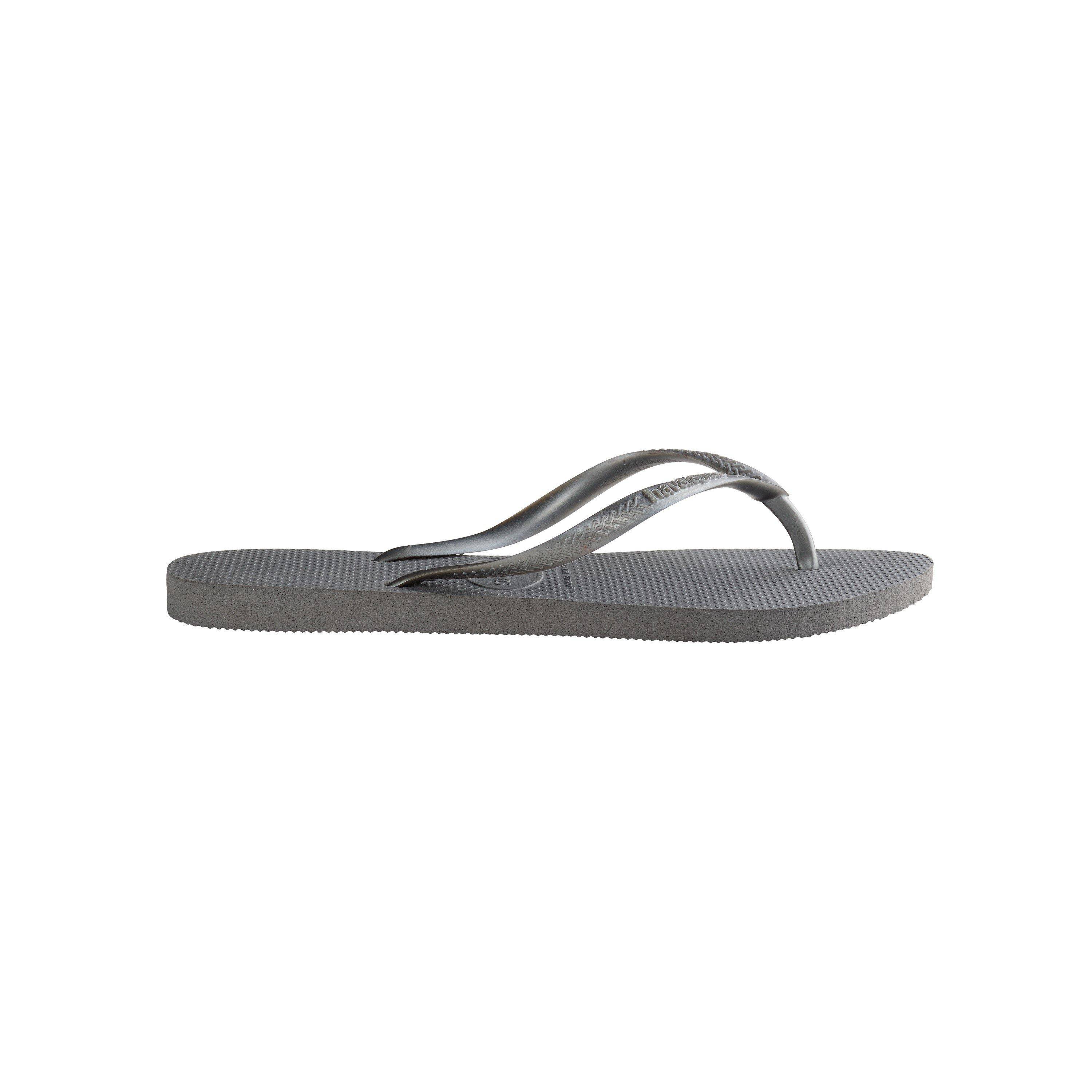 Havaianas Unisex Kids Slim Steel Grey Flip Flops