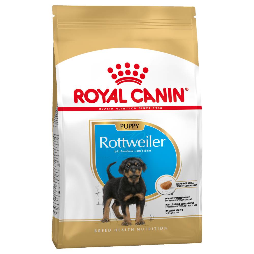 Ekonomipack: 2 / 3 påsar Royal Canin Breed Puppy / Junior Rottweiler Puppy (2 x 12 kg)