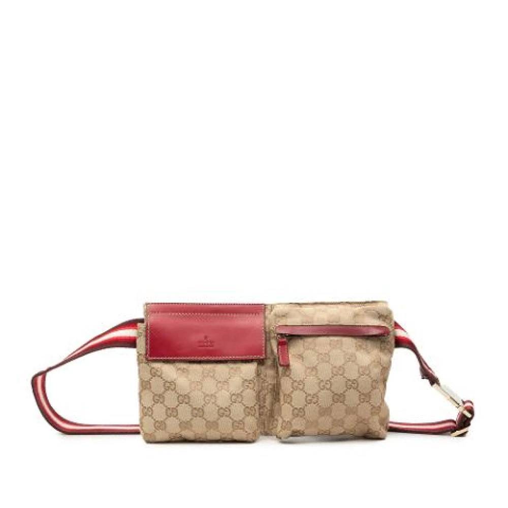 Gucci Vintage Pre-owned Bumbag - Vintage - Dame - Beige - ONE SIZE - Uld