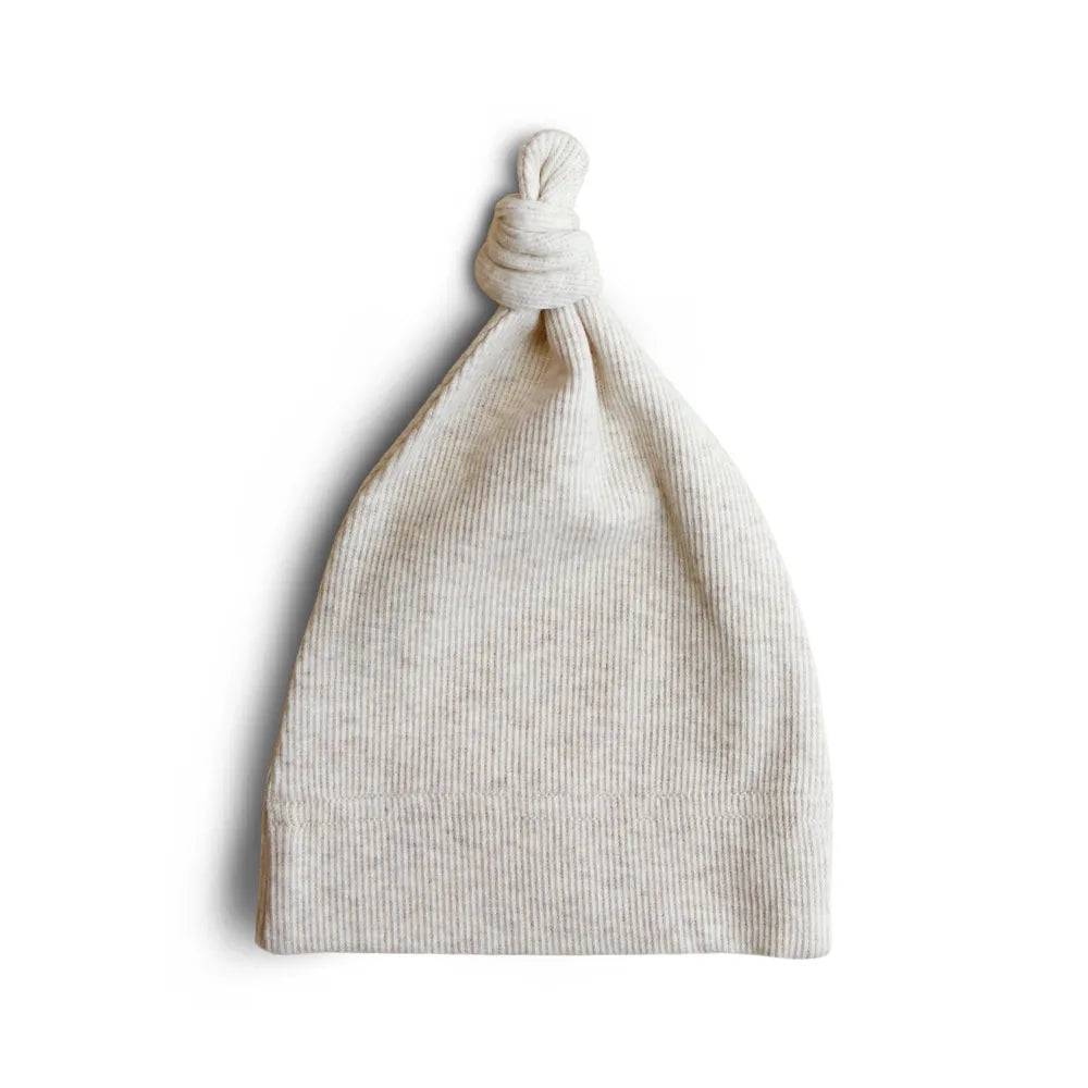 Mushie baby beanie hue Babytøj
