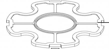 Frisbee poolrobot Filterplatta FX2 FX3 FX4