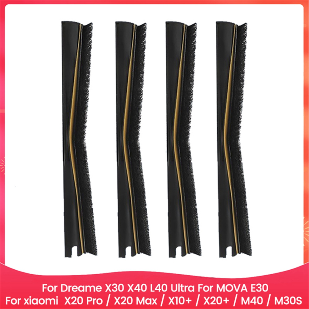 Tricut børstestrimler passer til Dreame X30 X40 L40 Ultra, Xiaomi X20 Pro