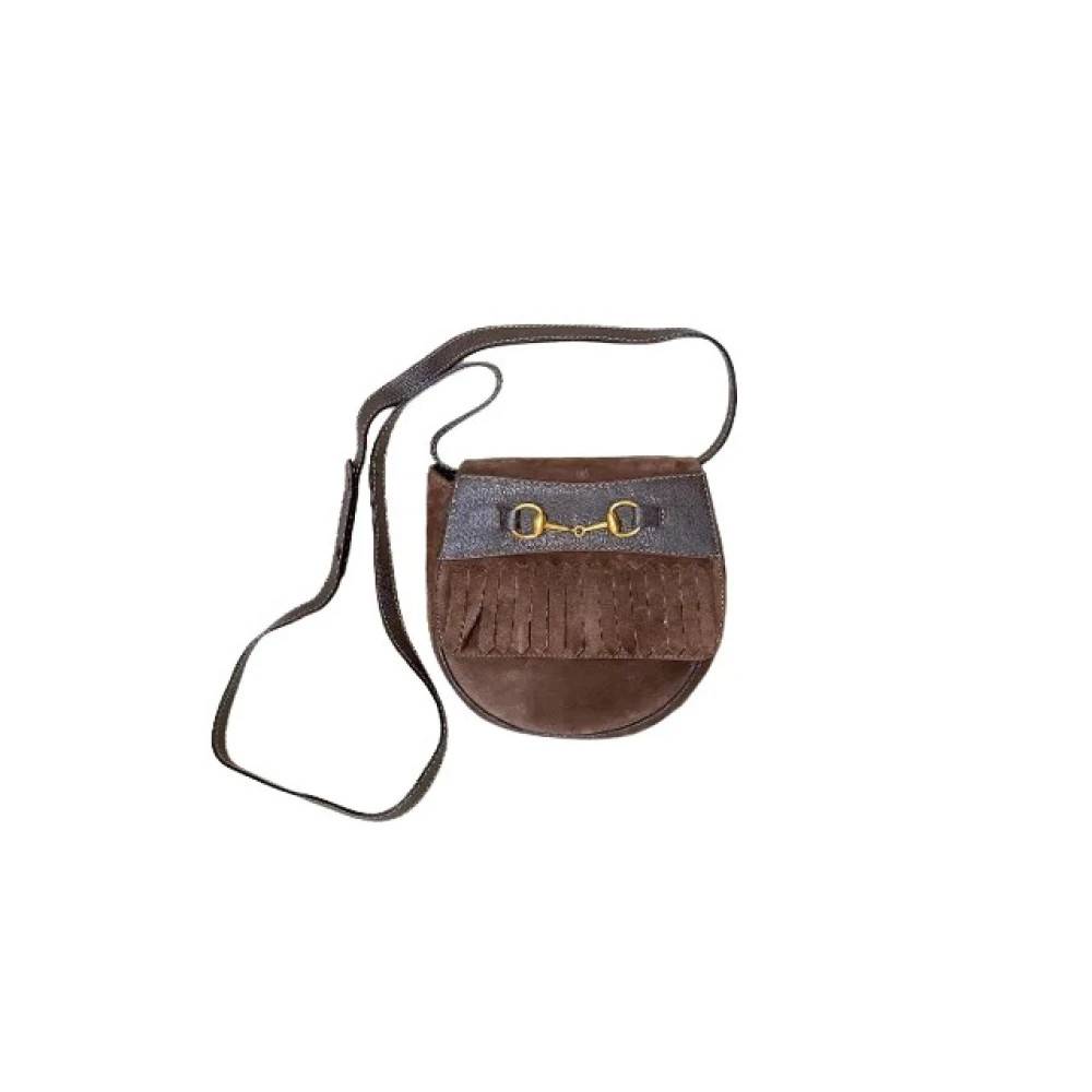 Gucci Vintage Pre-owned Horsebit Fanny Pack - Vintage - Dame - Brun - ONE SIZE - Uld