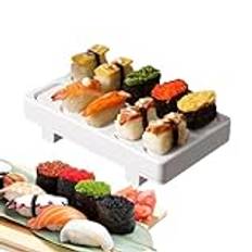 Sushi Maker Mould,Sushi Rice Mould - Rektangulär Musubi Maker Press - 10 i 1 rektangulär Nigiri Rice Ball Form, Home Onigiri Form, Sushi Maker Kit, Sushi Kit för nybörjare