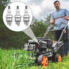 RJ19LM Tändstift 3 delar 4-takts gräsklippare tändstift ersätter Briggs & Stratton 796112 RJ19LM 796112S 802592 5095K 492167 591040 motorenheter - Multifärgad (3 st,1 st)