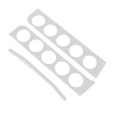 Coffee Pods Holder for 10 Capsules Acrylic Side Mount Capsule Storage Organizer Rack for Home Cafe