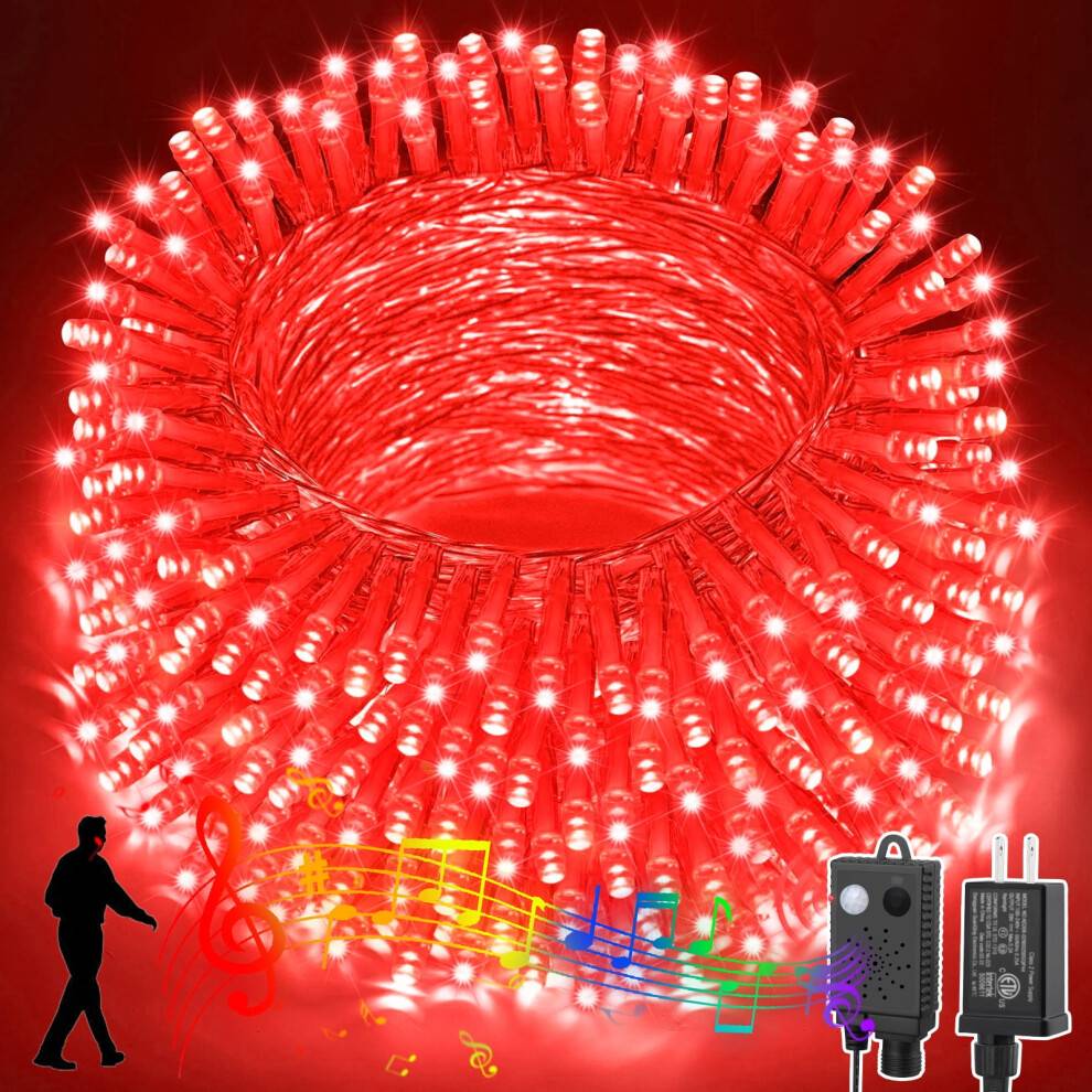 Mini julslingor 200 LED röda 200 cm