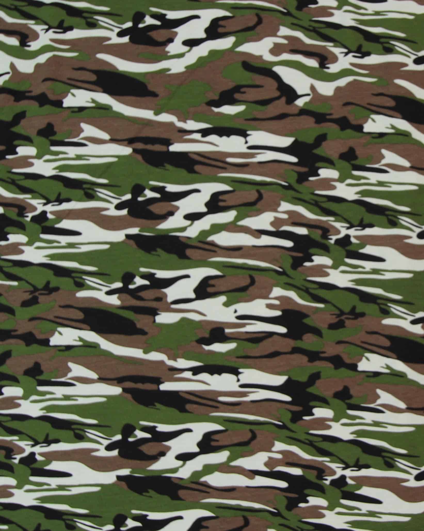Camouflage - Jersey - 100% Bomuld