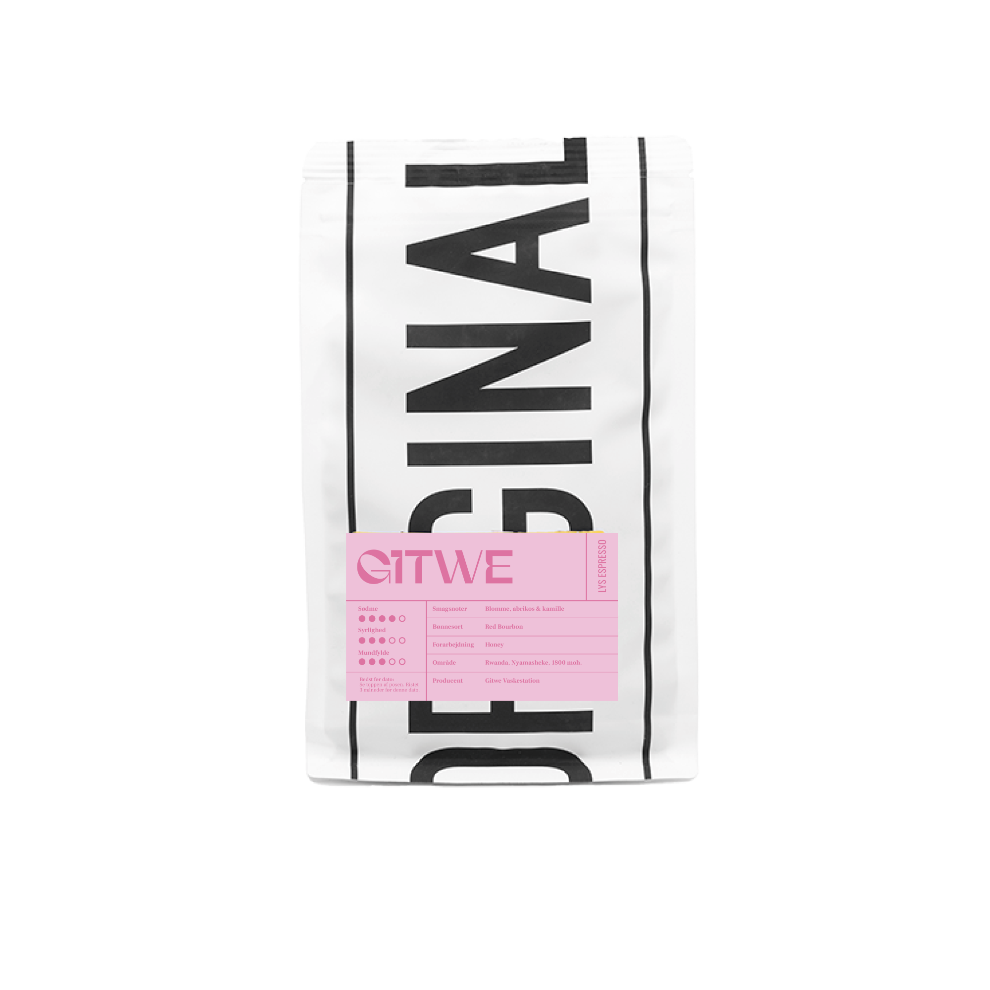 Gitwe, Lys Espresso fra Rwanda - 750 gram