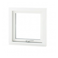 Outline topstyret vindue 58,8x58,8cm Hvid 2-lags lavenergiglas