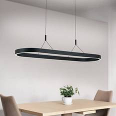 ORION Carrara LED-hänglampa, svart, höjdjusterbar, CCT
