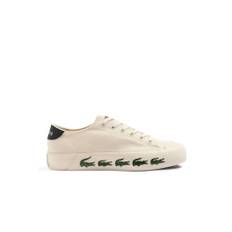 Lacoste, Sko, Herre, Beige, 44 1/2 EU, Gripshot Textile Sneakers