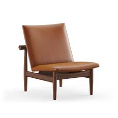 House of Finn Juhl - Japan Chair, Walnut, Leather Group 2, Nevada NV2488S Cognac - Lænestole - Finn Juhl - Brun - Læder/Træ